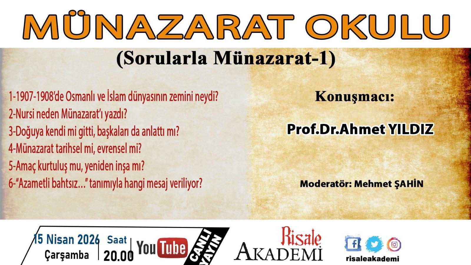 Sorularla Münazarat-1